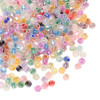 Summer Clear Faceted Fantasy Rhombus Crystal Beads Loose Corner Beaded Bracelet D Iy