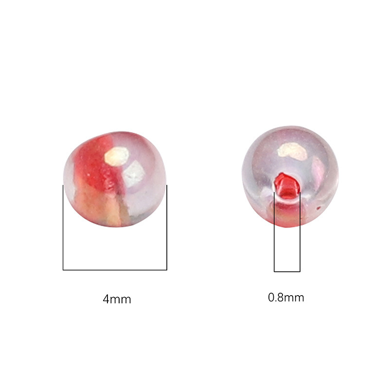 Domestic Water Drop Colorful Glass Millet Beads Handmade Diy Jewelry Material Loose