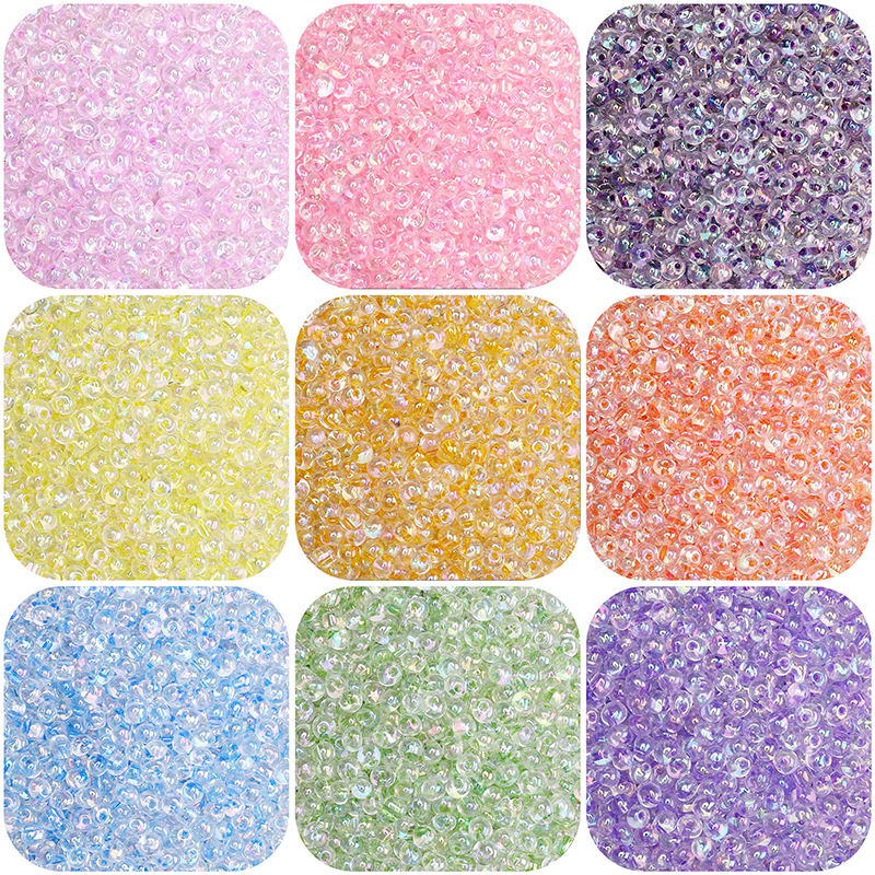 Domestic Water Drop Colorful Glass Millet Beads Handmade Diy Jewelry Material Loose