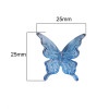 Ab Double Color Butterfly Accessories Hand String Beads Spacer Homemade Diy Jewelry
