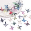 Ab Double Color Butterfly Accessories Hand String Beads Spacer Homemade Diy Jewelry