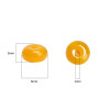 6x3mm Jelly Glass Beads Wheel Flat Diy Jewelry Accessories Necklace Mobile Phone Chain