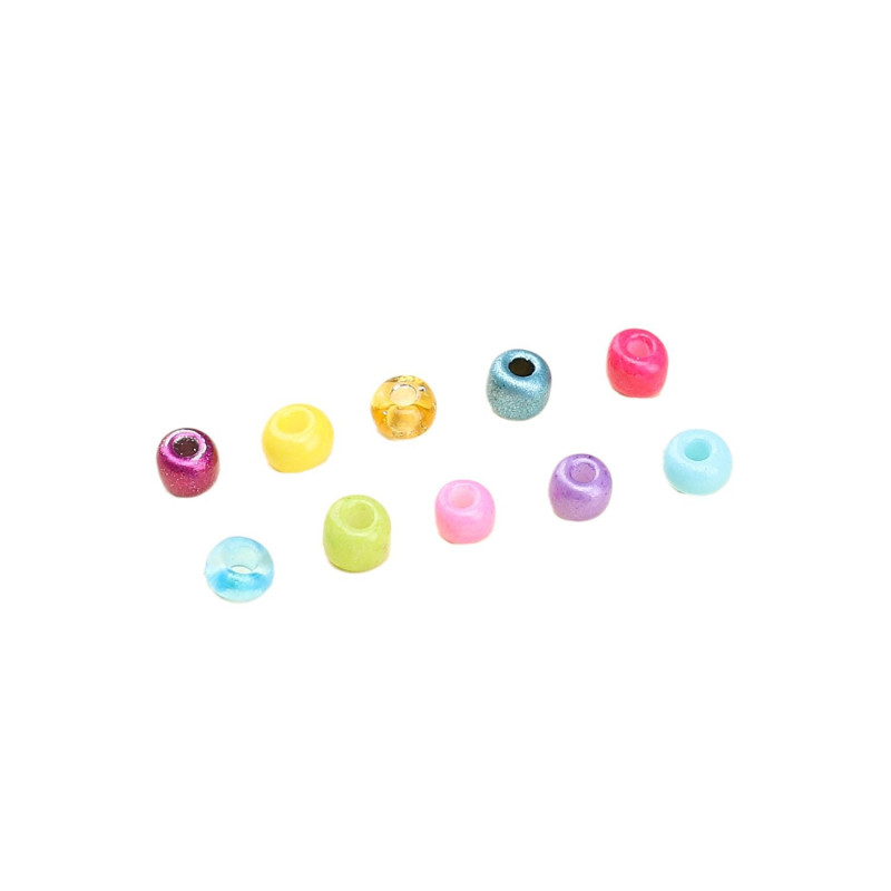 24 Grid Glass Colored Straight Hole Rice Bead Set Box Diy Beaded Jewelry Accessories