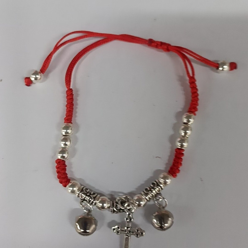 Anklet Female Bell Red Rope Hand-woven Student Couple Personality Aesthetic and Exquisite