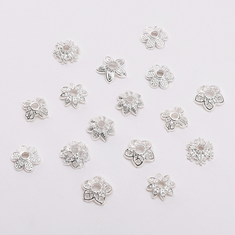 Alloy Flower Tray Spacer, Wheel Bead Partition, Handmade Diy Beading Material, Bracelet