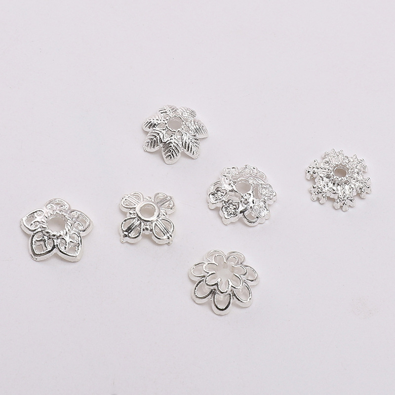 Alloy Flower Tray Spacer, Wheel Bead Partition, Handmade Diy Beading Material, Bracelet