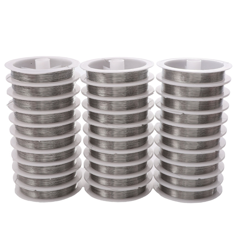 0.2-0.6mm Soft Steel Wire Single Strand Beading Not Easy to Break Handmade Diy Bracelet