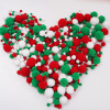 Christmas Decoration Polyester High Elastic Plush Ball Jewelry Accessories Children's