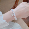 Cool White Moonlight Dream Butterfly Bracelet Female Niche Simple Bell Best Friend Sweet