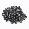 Acrylic Numbers English Letter Beads Diy Children's Jewelry Accessories Loose Square