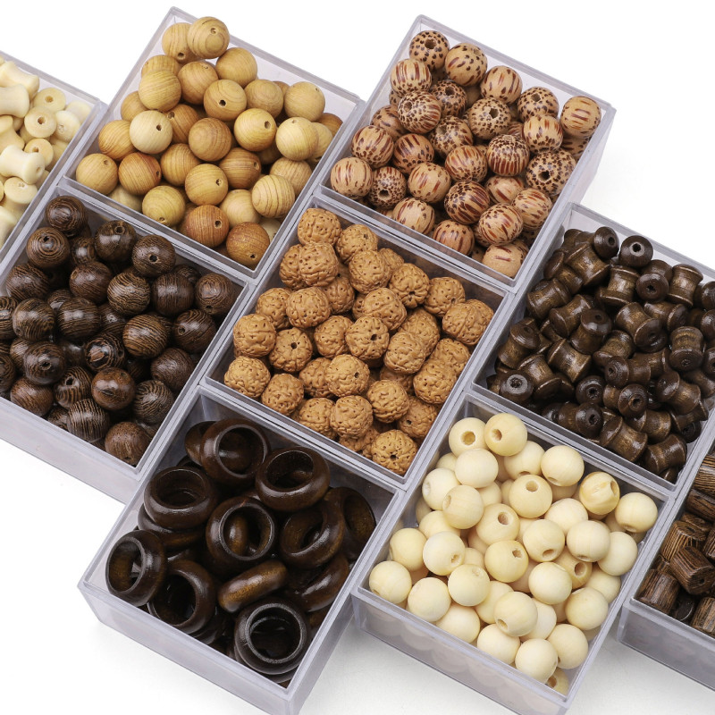 Chicken Wing Green Sandalwood Beads, Round Cultural Toys, Lotus Hand String Accessories