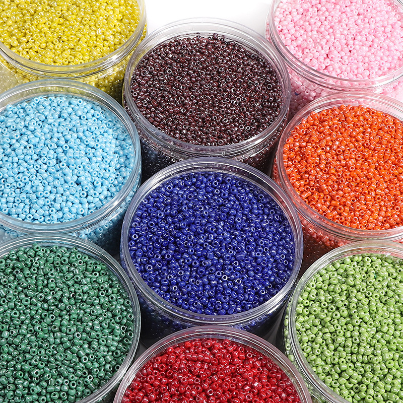 3/4mm Oily Natural Glass Millet Beads Handmade Diy Accessories Hand String Loose Necklace