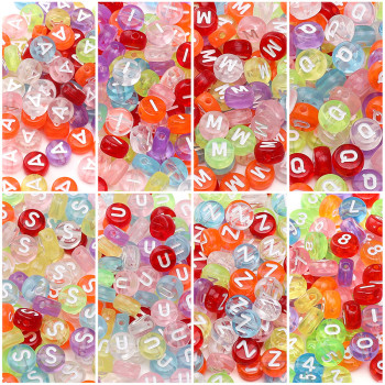 26 Letter Beads Acrylic English Handmade Diy Bracelet Jewelry Accessories