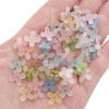 9mm Acrylic Dot Gold Beads Four-petal Flower Handmade Diy Bracelet Necklace Mobile Phone
