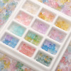 9mm Acrylic Dot Gold Beads Four-petal Flower Handmade Diy Bracelet Necklace Mobile Phone
