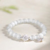 2025 New Bracelet Crystal Bracelet High-end Light Luxury Exquisite Lotus Fairy Style