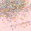 2x4mm Ice-through Abacus, Domestic High-quality Imitation Jade Glass Rice Beads, Diy