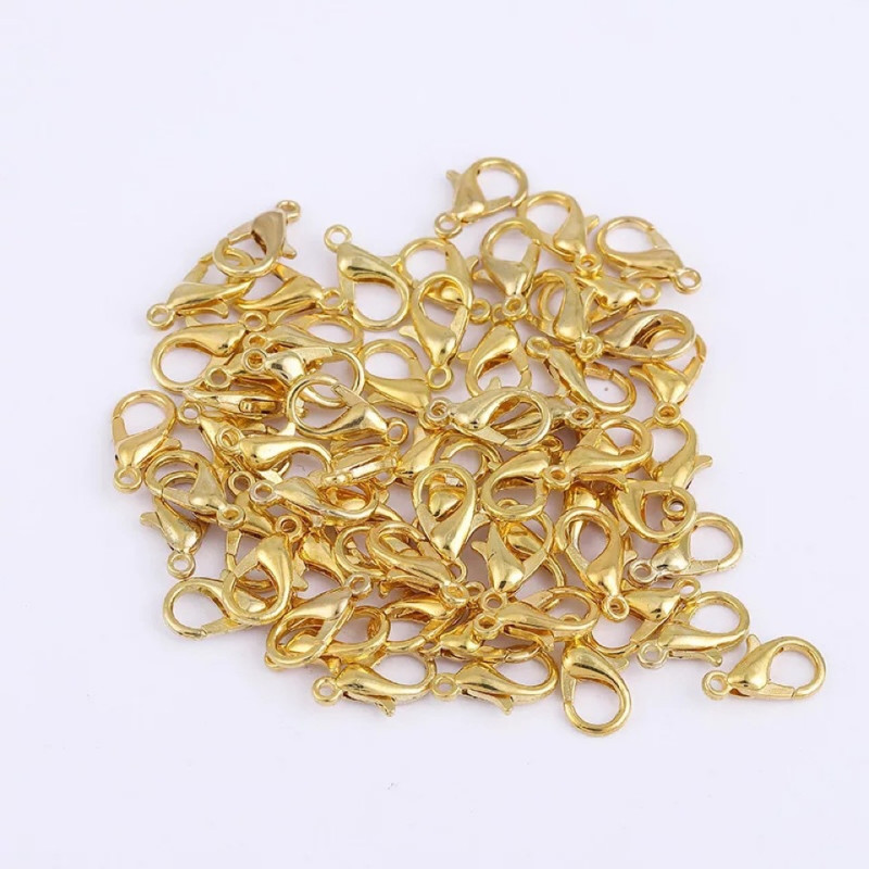 Diy Jewelry Accessories Zinc Alloy Lobster Clasp Necklace Buckle Bracelet Spring Keychain