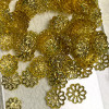 Hollow Tori Flower Hat Diy Jewelry Accessories Bracelet Spacer Beads Loose