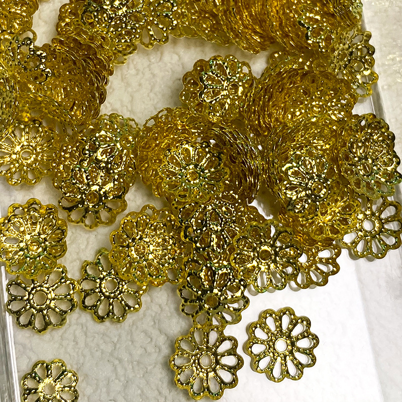 Hollow Tori Flower Hat Diy Jewelry Accessories Bracelet Spacer Beads Loose