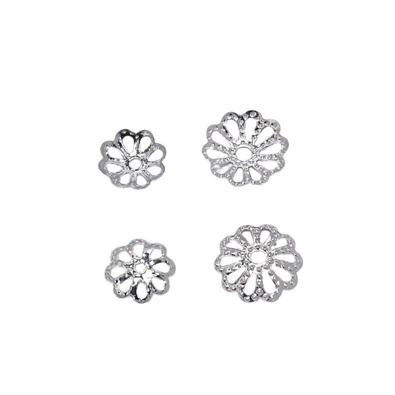 Hollow Tori Flower Hat Diy Jewelry Accessories Bracelet Spacer Beads Loose