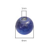 4mm Domestic Super High Quality Glass Rice Beads Water Drip Irrigation Silver Paint Round