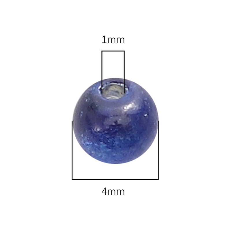 4mm Domestic Super High Quality Glass Rice Beads Water Drip Irrigation Silver Paint Round