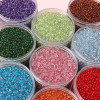 4mm Domestic Super High Quality Glass Rice Beads Water Drip Irrigation Silver Paint Round