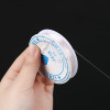 Round Beaded Elastic Rope Handmade Bracelet Transparent Crystal Thread Continuous Diy