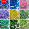 Glass Beads 8*14mm Water Drop Pendant Flat Diy Jewelry Accessories Hole Material Loose