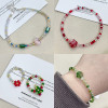 3mm Domestic Super High-quality Glass Rice Beads Filled with Silver and Painted Round
