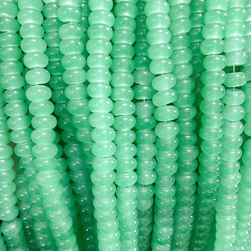 5*8mm Style Glass Wheel Beads Flat Round Abacus Jewelry Accessories Bracelet Separated