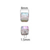 Acrylic 8mm Phantom Imitation Glass Square Beads Handmade Diy Accessories Loose Hand