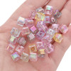 Acrylic 8mm Phantom Imitation Glass Square Beads Handmade Diy Accessories Loose Hand
