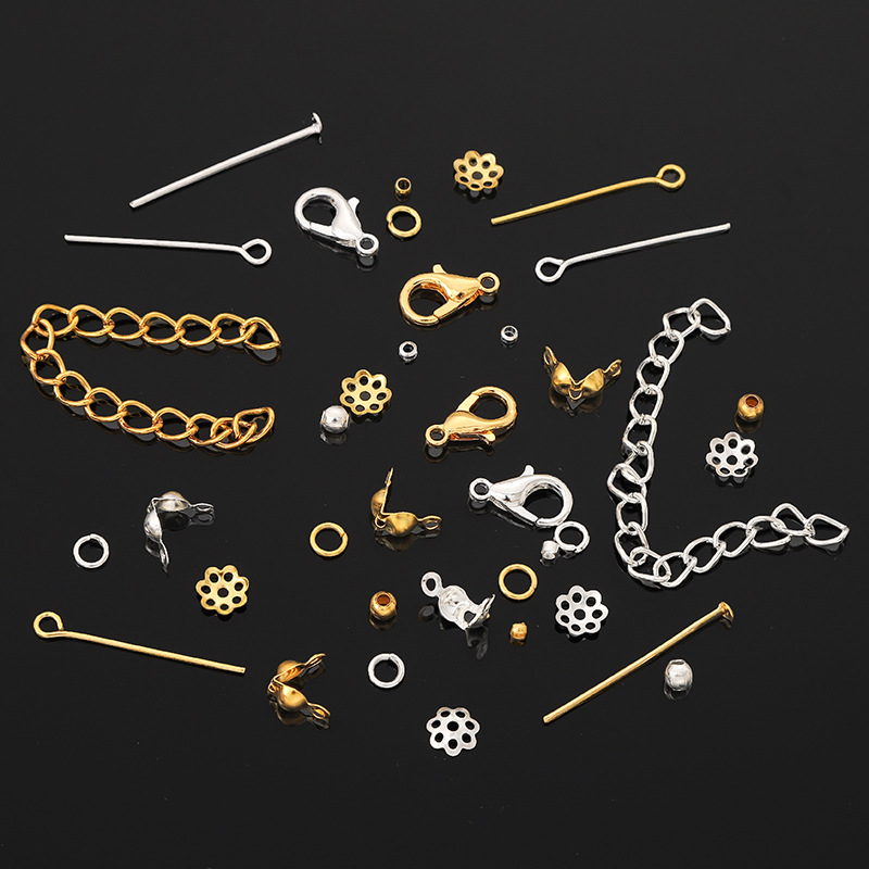 15 Grid Open Circle Closed Diy Jewelry Basic Accessories Set Box Handmade Homemade