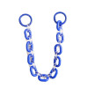 Dopamine Color Acrylic Chain Buckle with Spring Mobile Phone Key Colorful Versatile Bag