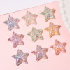 Acrylic Color-plated High-transparency Three-layer Star Beads Handmade Diy Mobile Phone