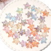 Acrylic Color-plated High-transparency Three-layer Star Beads Handmade Diy Mobile Phone