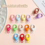 Love Metal Color Lobster Clasp Jewelry Diy Accessories Key Chain Pendant Simple Versatile