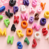Acrylic Large Hole Number Letter Beads Accessories Diy Handmade Bracelets Mobile Phone