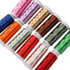 Polyester Knotless Velvet Braided Thread, Handmade Diy Clothes and Jewelry Whole Roll