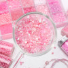 2-4mm Millet Beads Barbie Pink Glass Handmade Diy Homemade Hand String Bracelet Necklace