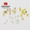 18k Gold Color-preserving Square Twisted Beads Color-preserving Copper Transfer Spacer