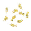 14k Gold-filled Crown Wax-set Micro-set Pendant Pin Diy Jewelry Accessories Pearl Crystal