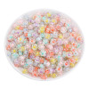 Transparent Acrylic Plum Blossom Flower Beads, Hand-woven Bracelet, Hair Rope, Bead