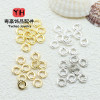 14k Gold-filled Color-protected Twist Closed-mouth Separator Circle Twisted Gasket Diy