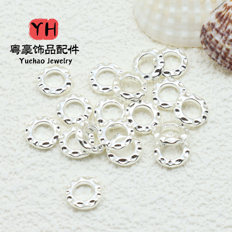 14k Gold-filled Color-preserving Universe Circle Running Ring Separator Beads Forged