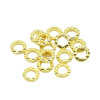 14k Gold-filled Color-preserving Universe Circle Running Ring Separator Beads Forged