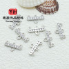 14k Gold-filled Color-protected Zircon Three-row Lobster Clasp Diy Handmade Jewelry