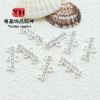 14k Gold-filled Color-protected Zircon Three-row Lobster Clasp Diy Handmade Jewelry